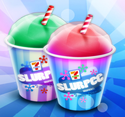 Free Slurpee at 7-Eleven on 7/11