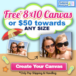 Free 8x10 Canvas Print (you pay shipping)