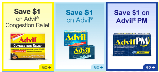 Pfizer Advil Cold And Flu Coupons