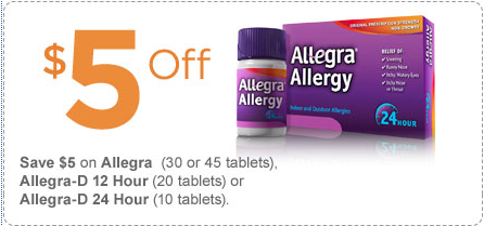 $5 Off Coupon for Allegra Allergy - Facebook