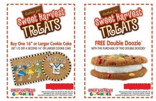 Rare Coupons: Two Great American Cookie Coupons