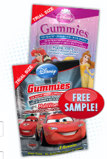 Free Samples of Disney Characters Gummy Vitamins