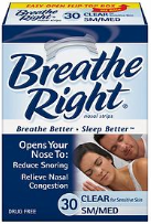 Free Samples of Breathe Right Advanced Nasal Strips