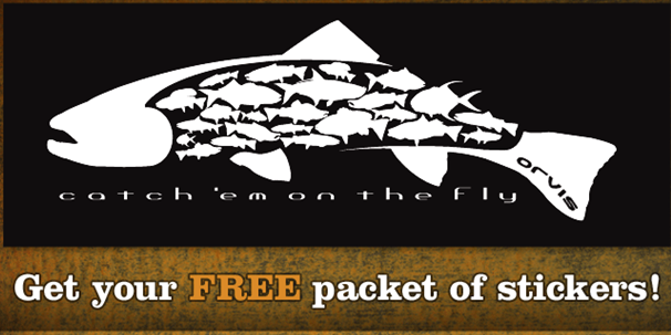 Free Stickers from Orvis Sporting Goods