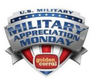 Free Golden Corral Dinner for Military Appreciation Day (11/17)