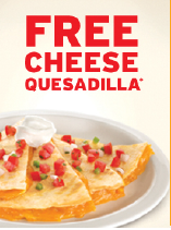 FREE Cheese Quesadilla at Denny’s