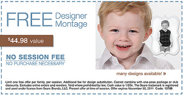 Free Designer Montage at Sears Portrait Studio