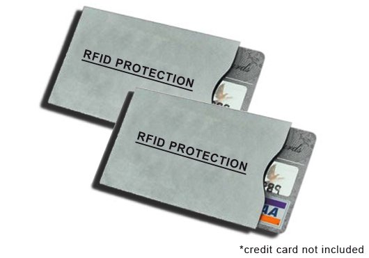 Free 2 RFID Protection Credit Card Sleeves