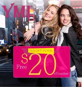 Free $20 Voucher to YMIJeans.com