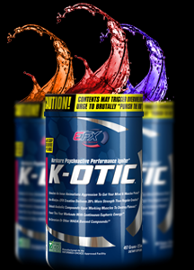 Free Sample of K-OTIC Workout Supplement