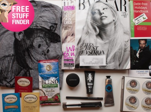 Freebie Report: T-Shirt, Eye Liner, Hand Cream, Magazines