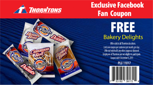 Free Bakery Delights at Thorntons on December 9th