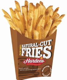 Free Small Order of Natural-Cut Fries at Hardee’s (Today Only!)