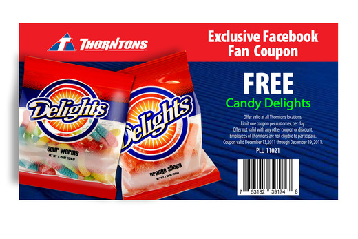 Free Candy Delights at Thorntons