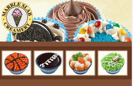 Free Ice Cream Cupcake at Marble Slab Creamery on 12/15