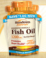 Free Sample of Sundown Fish Oil