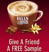 Free Sample Hills Bros Cappuccino