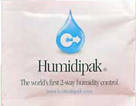 Free Humidipak Boveda Moisture Control Sample