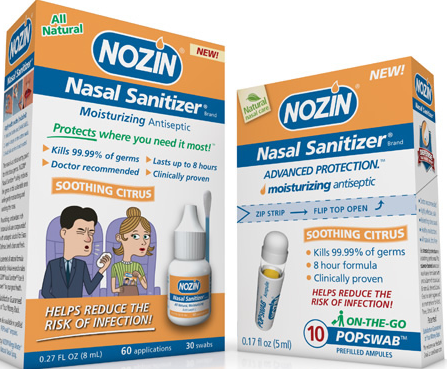 Free Sample of Nozin Nasal Sanitizer