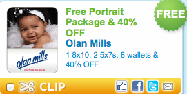 Free Portrait Package at Olan Mills