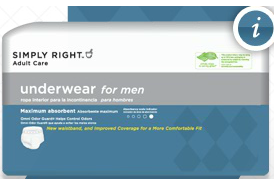 Free Sample of Simply Right Protective Underwear