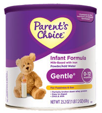 Free Sample of Parent's Choice Infant Formula