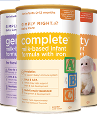 Free Sample Simply Right Infant Formula