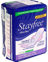 Free Sample Stayfree Ultra Thins