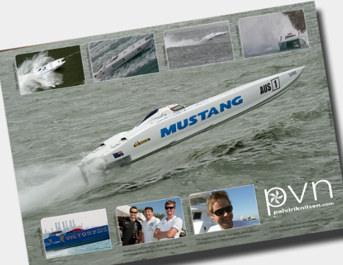 Free Powerboat Class1 Action Poster