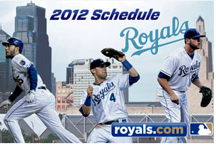 Free 2012 Kansas City Royals Pocket Schedule