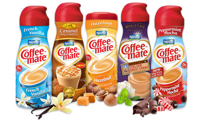 Free Bottle of Coffee-mate on March 23