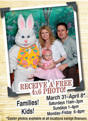 Free 4x6 Photo with the Easter Bunny & More at Bass Pro Shops
