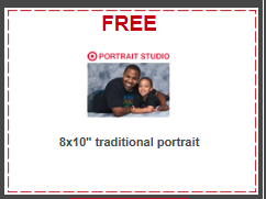 Free 8x10 Portrait at Target Studio