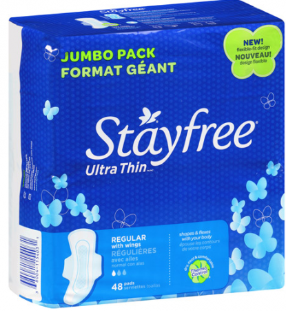 Free Sample Stayfree Ultra Thins