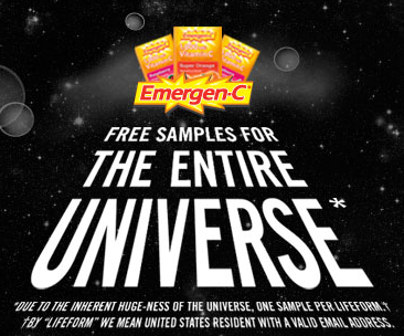 Free Emergen-C Sample Pack