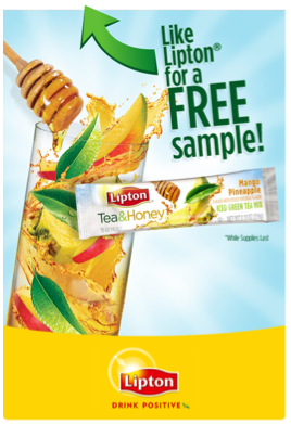 Free Sample Lipton Tea