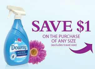 Save $1 on Downy Wrinkle Releaser