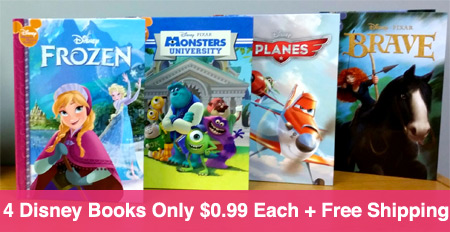 4-Disney-Books-free-shipping