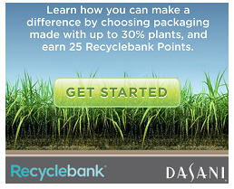 Free 25 RecycleBank Points from Dasani