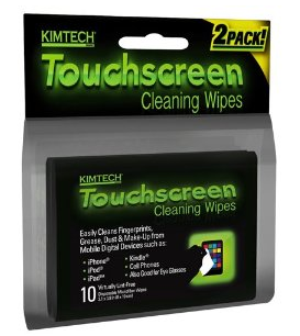 Kimtech touchscreen cleaning wipes