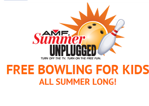 Free Bowling for Kids All Summer at AMF