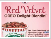 Free Red Velvet Cake Cream Ice Sample at Rita's