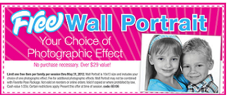 Free Wall Portrait with Photographic Effect 