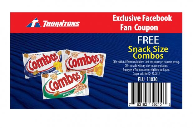 Free Snack Size Combos at Thorntons