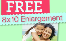 2 Free 8x10 Photo Print Enlargements at Walgreens