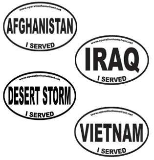 Free "I Served" Stickers