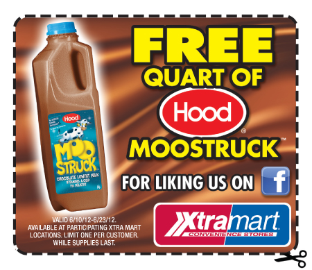 Free Quart of Hood Moostruck Milk at Xtra Mart