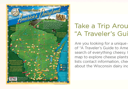 Free Wisconsin Traveler’s Guide and Cheese Variety Guide