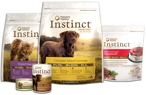 Free Natures Variety Instinct Dog or Cat Food Samples