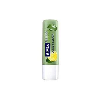 Free Sample Nivea Pure & Natural Olive Oil & Lemon lip care product